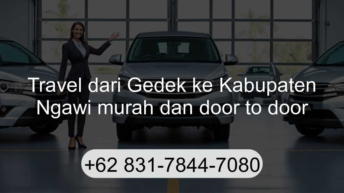 Travel Gedek Kabupaten Ngawi