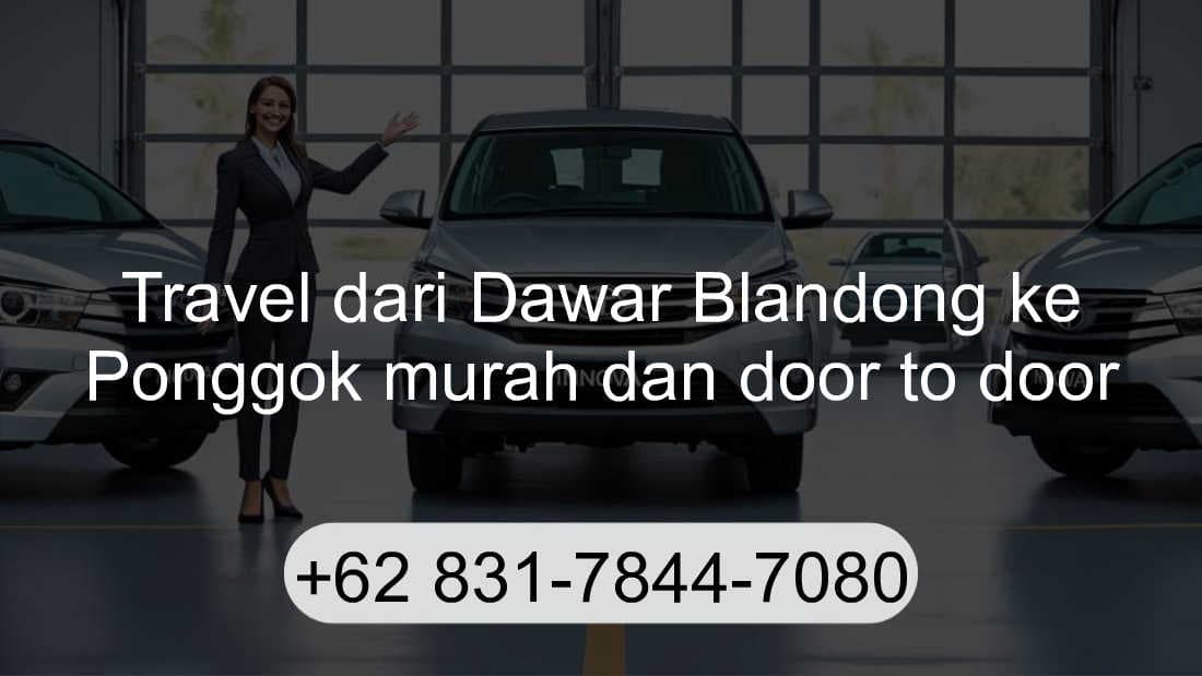 Travel Dawar Blandong Ponggok
