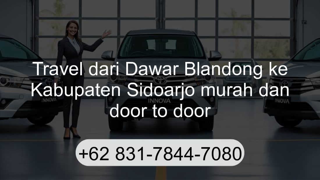 Travel Dawar Blandong Kabupaten Sidoarjo