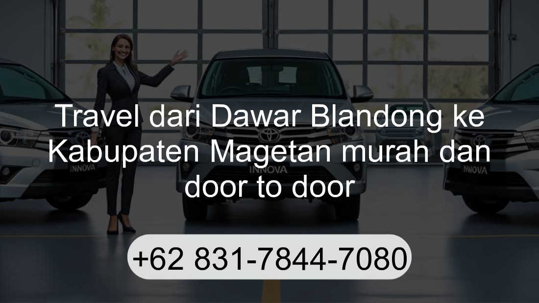 Travel Dawar Blandong Kabupaten Magetan