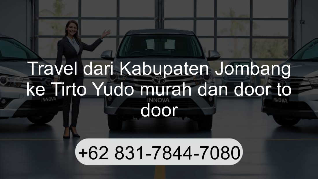 Travel Kabupaten Jombang Tirto Yudo