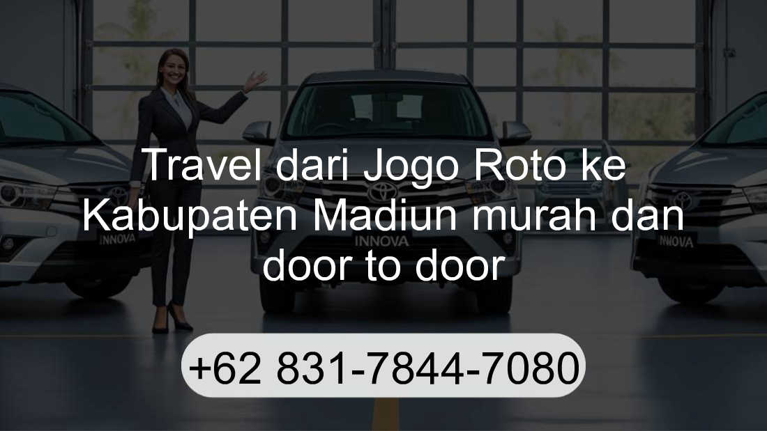 Travel Jogo Roto Kabupaten Madiun
