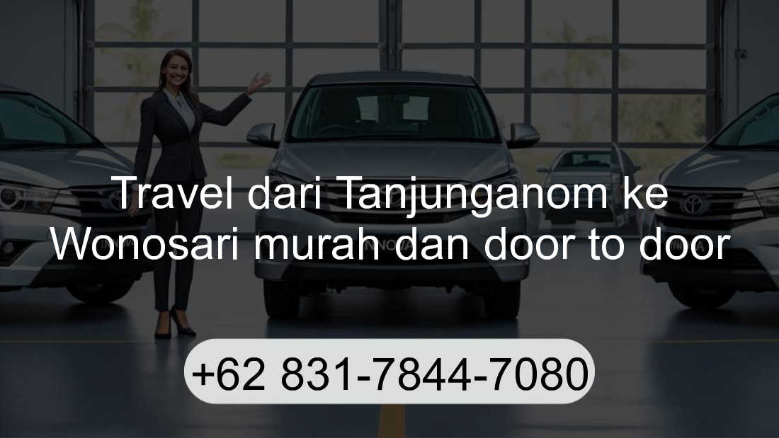 Travel Tanjunganom Wonosari