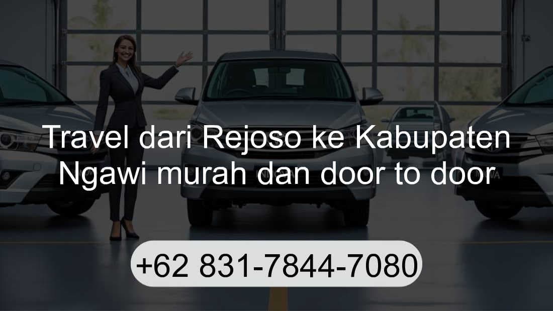 Travel Rejoso Kabupaten Ngawi