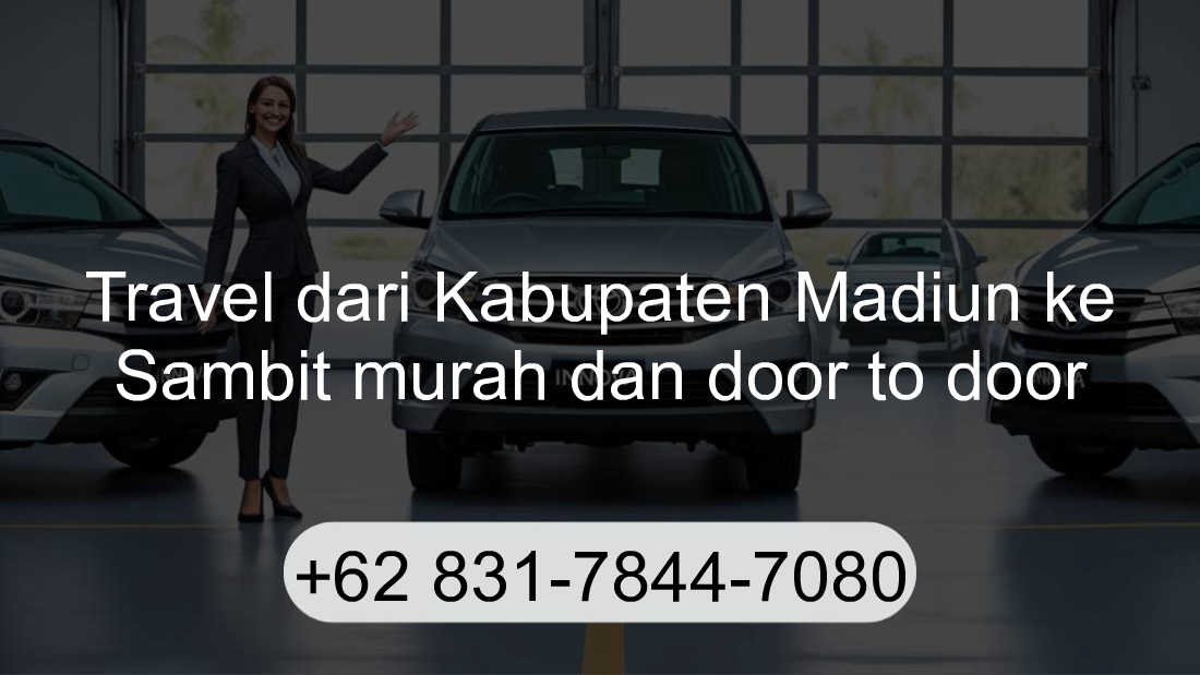 Travel Kabupaten Madiun Sambit