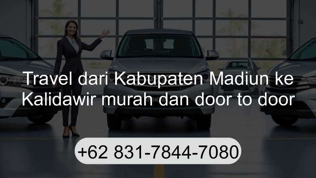 Travel Kabupaten Madiun Kalidawir
