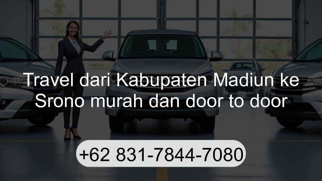 Travel Kabupaten Madiun Srono
