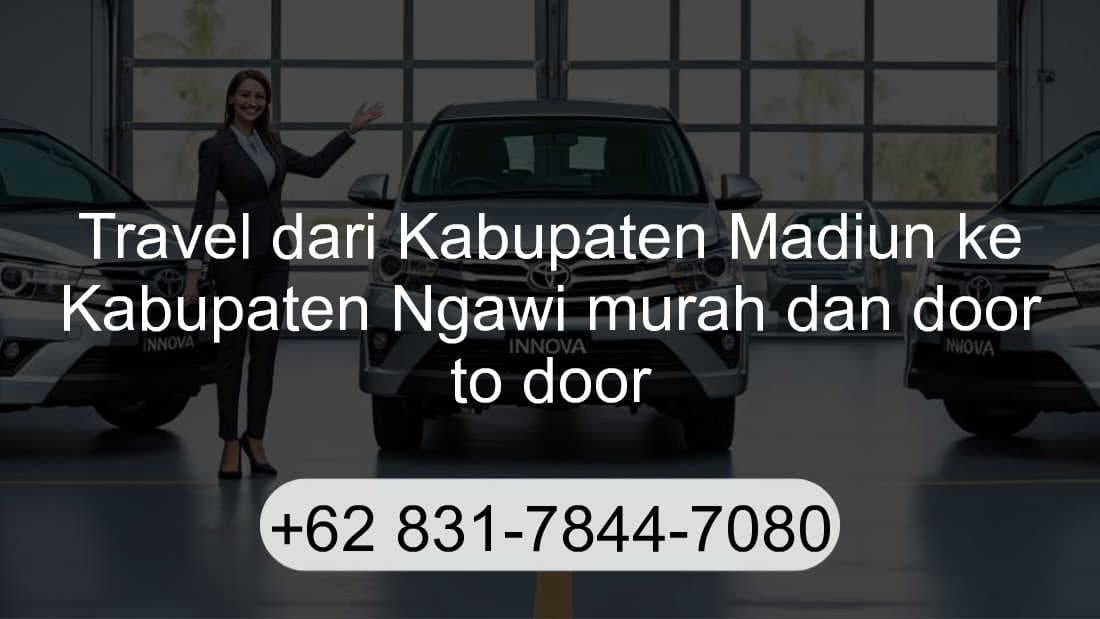 Travel Kabupaten Madiun Kabupaten Ngawi