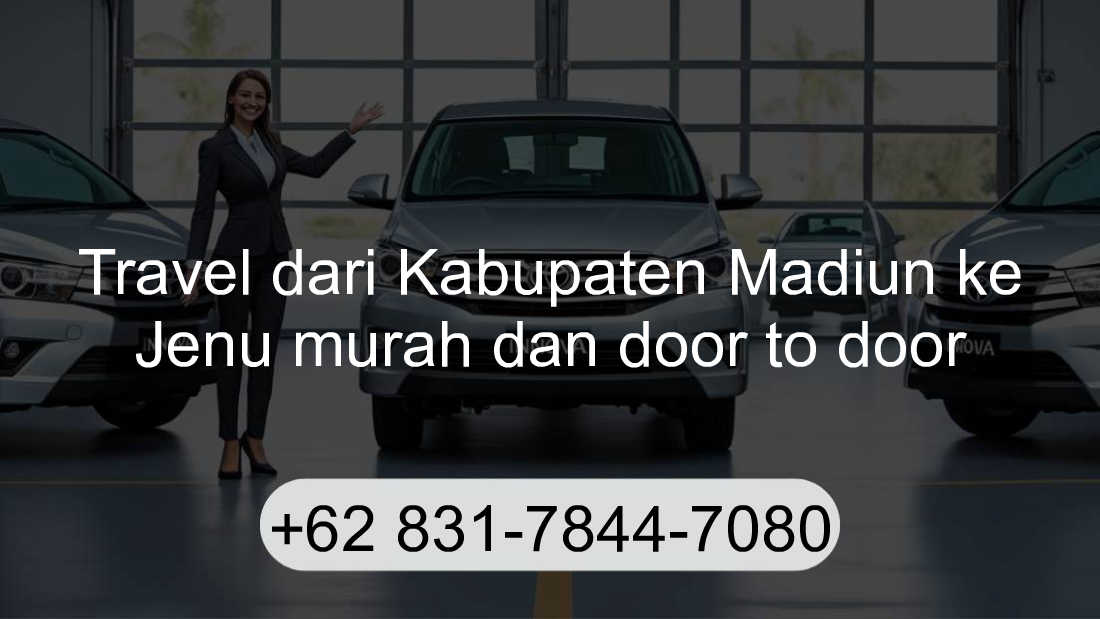 Travel Kabupaten Madiun Jenu