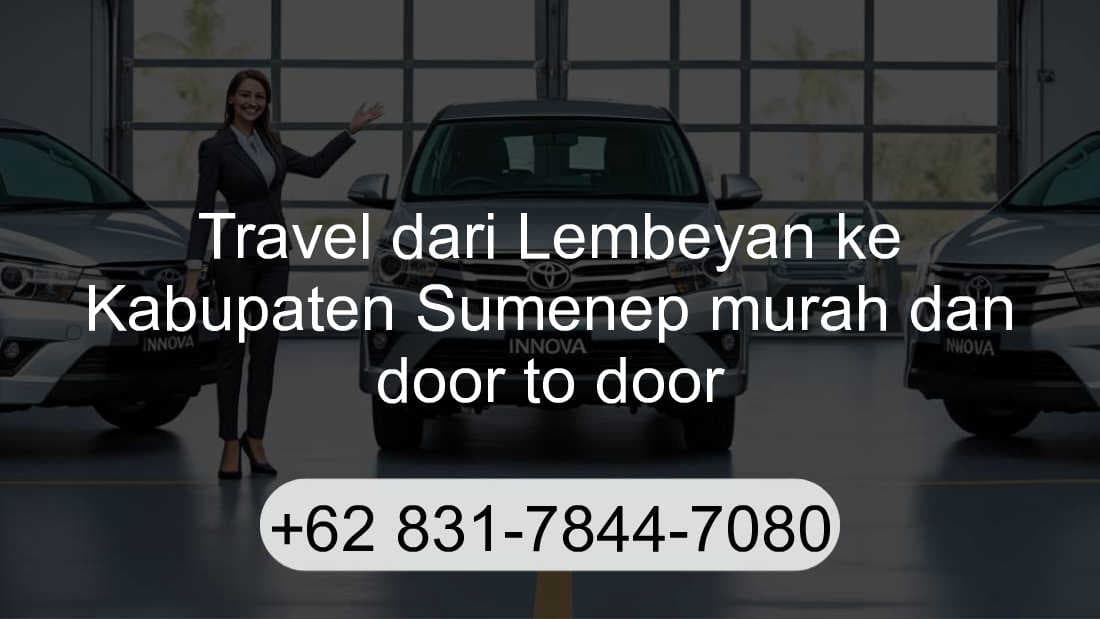 Travel Lembeyan Kabupaten Sumenep