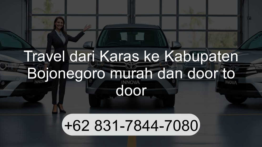 Travel Karas Kabupaten Bojonegoro