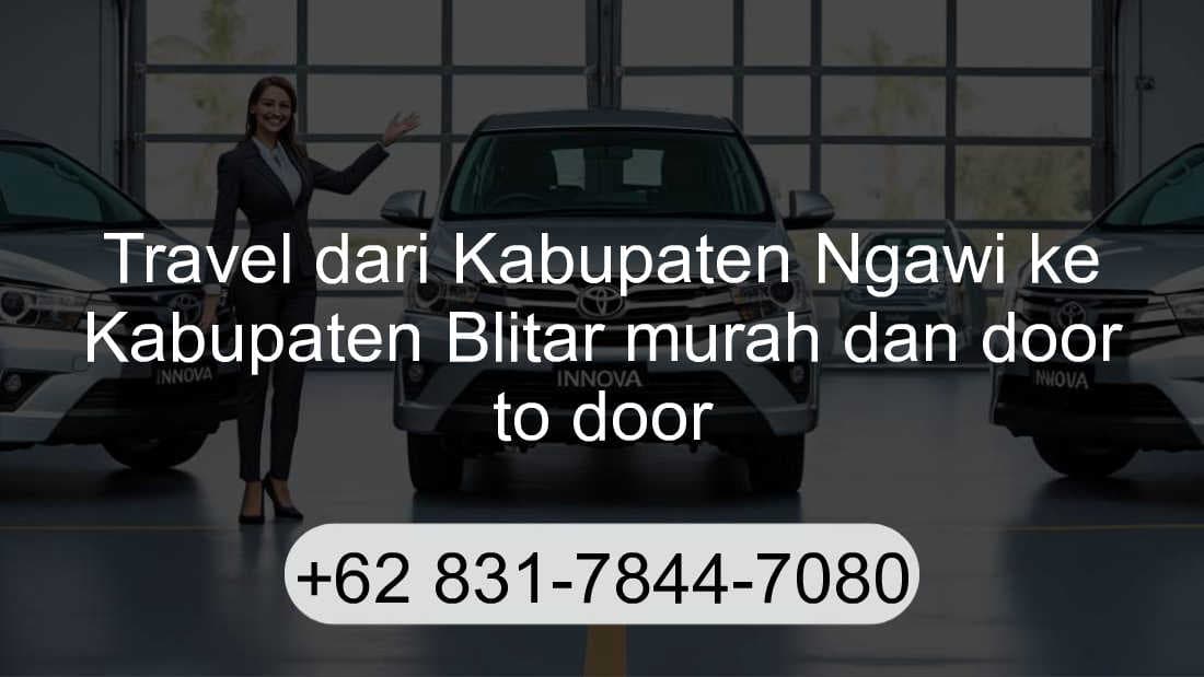 Travel Kabupaten Ngawi Kabupaten Blitar