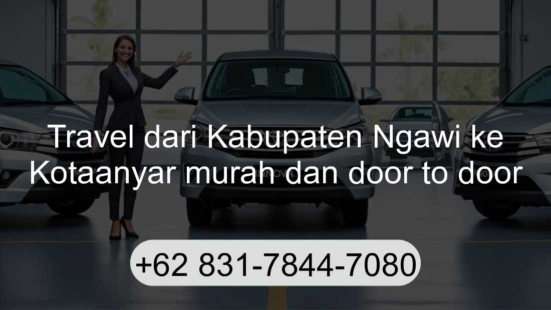 Travel Kabupaten Ngawi Kotaanyar