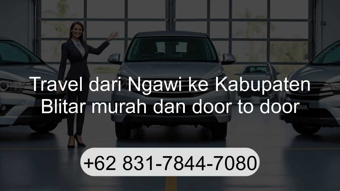 Travel Ngawi Kabupaten Blitar