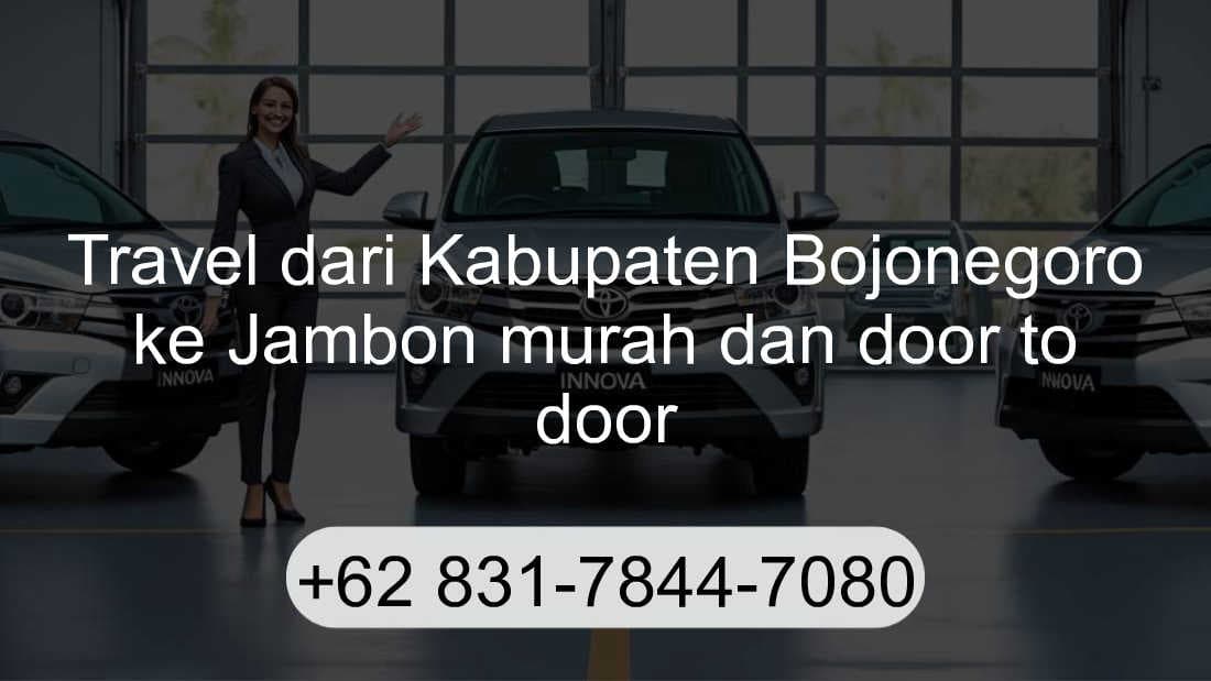 Travel Kabupaten Bojonegoro Jambon