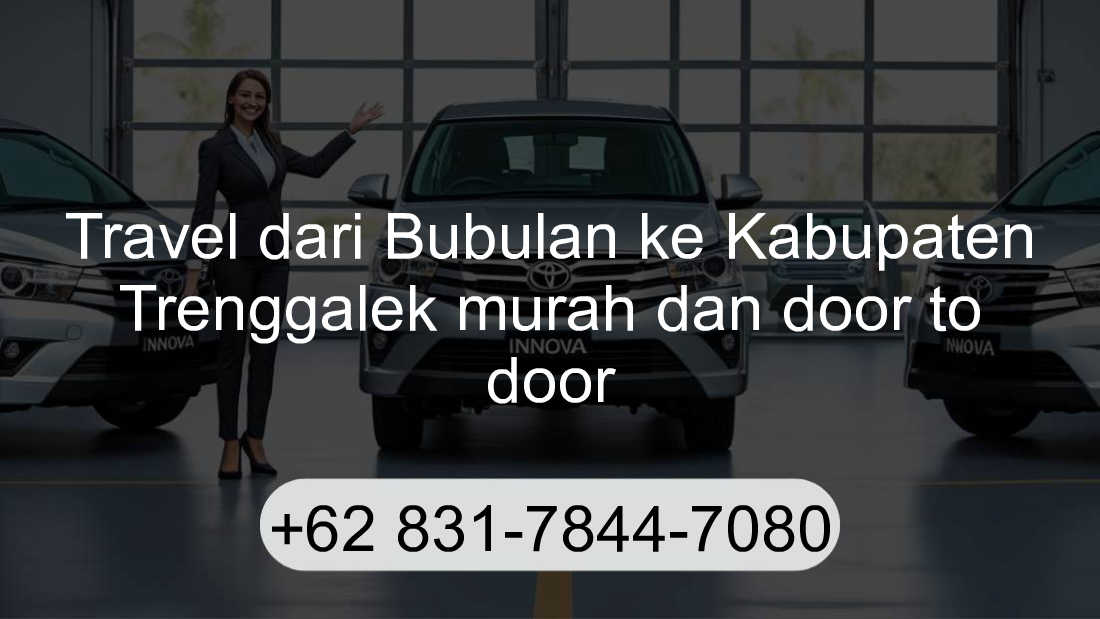 Travel Bubulan Kabupaten Trenggalek