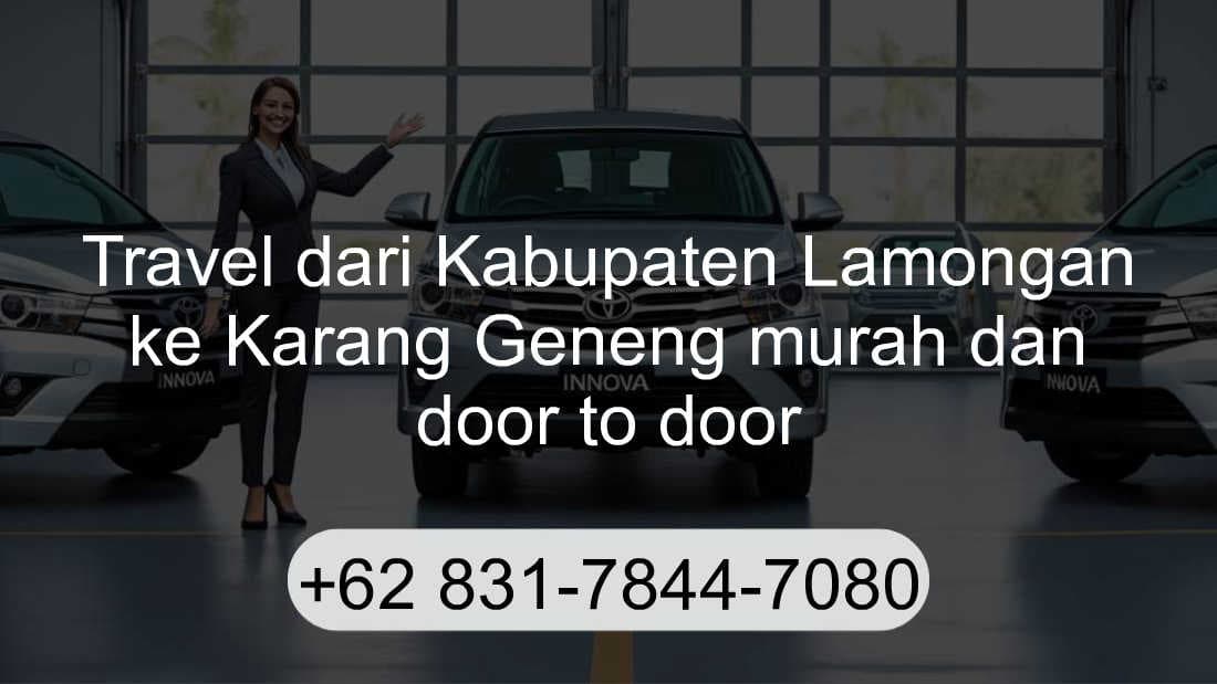 Travel Kabupaten Lamongan Karang Geneng