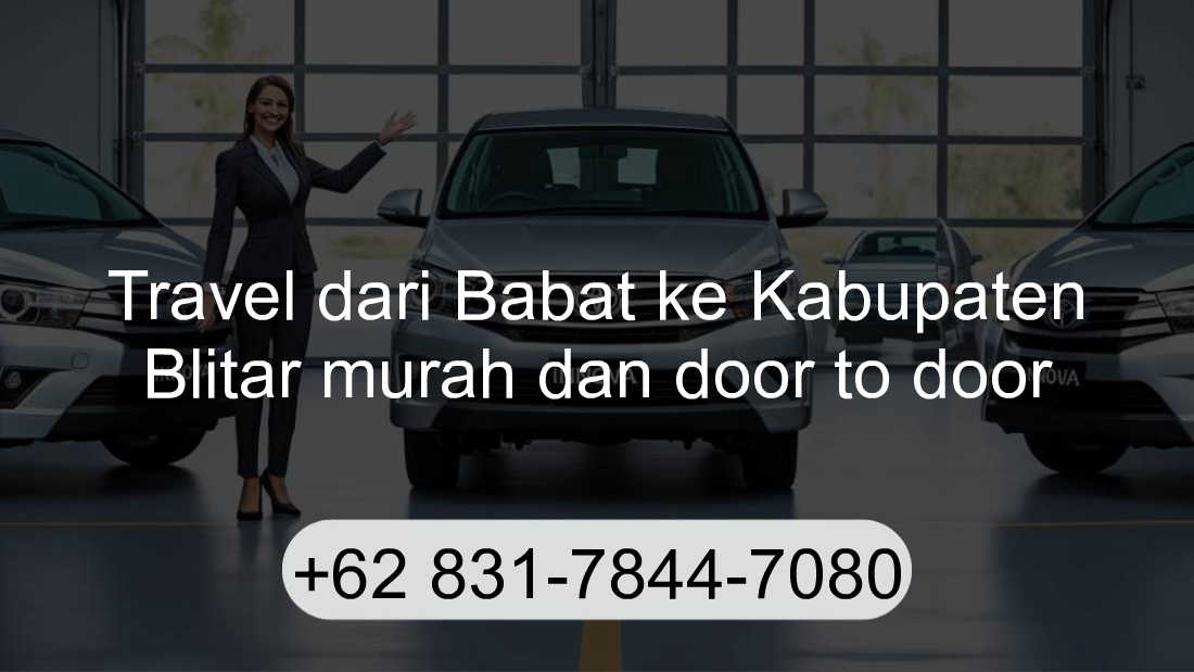 Travel Babat Kabupaten Blitar