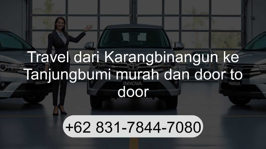 Travel Karangbinangun Tanjungbumi