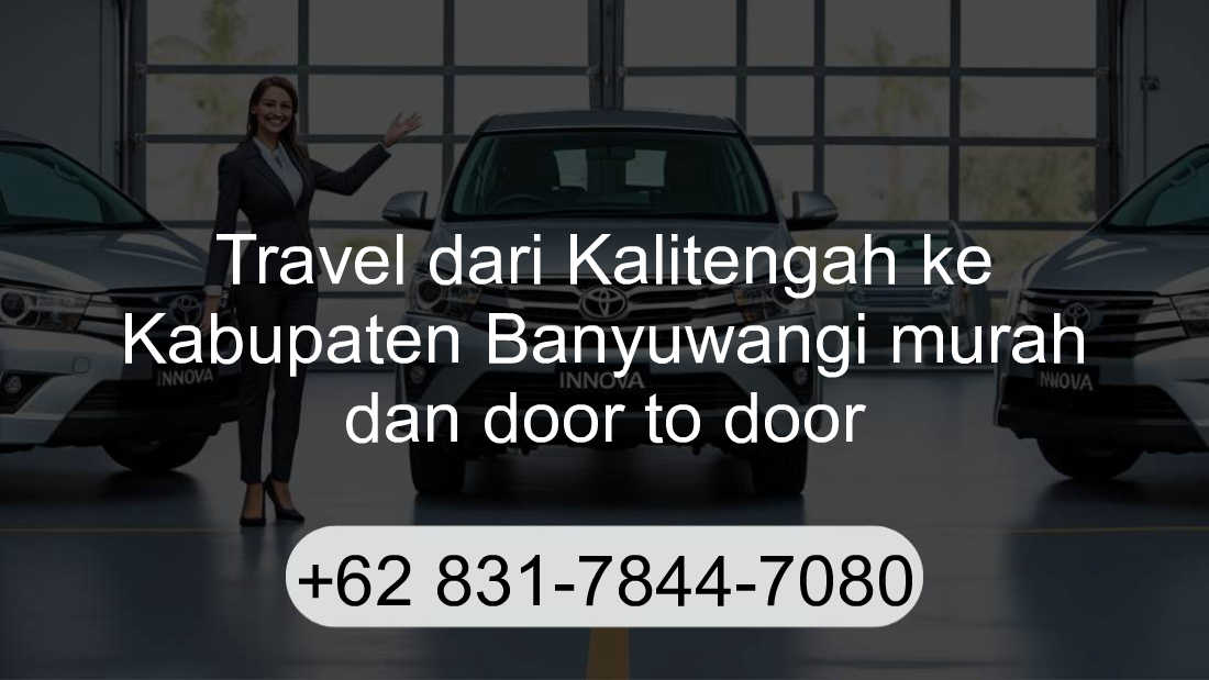 Travel Kalitengah Kabupaten Banyuwangi