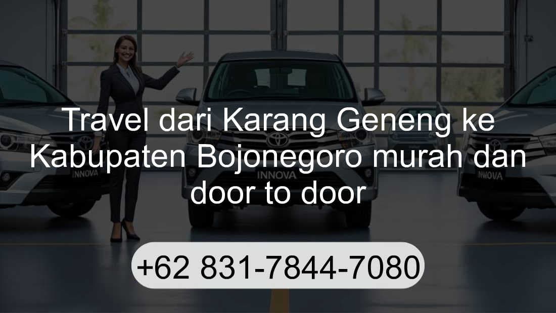 Travel Karang Geneng Kabupaten Bojonegoro