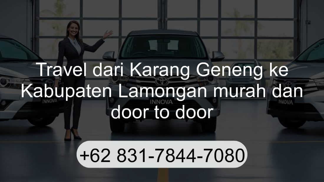 Travel Karang Geneng Kabupaten Lamongan