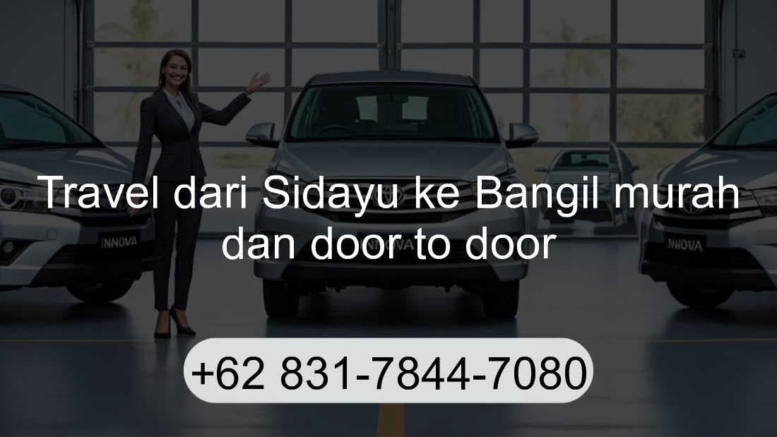 Travel Sidayu Bangil
