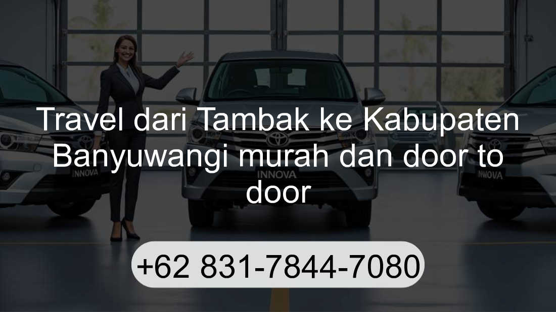 Travel Tambak Kabupaten Banyuwangi