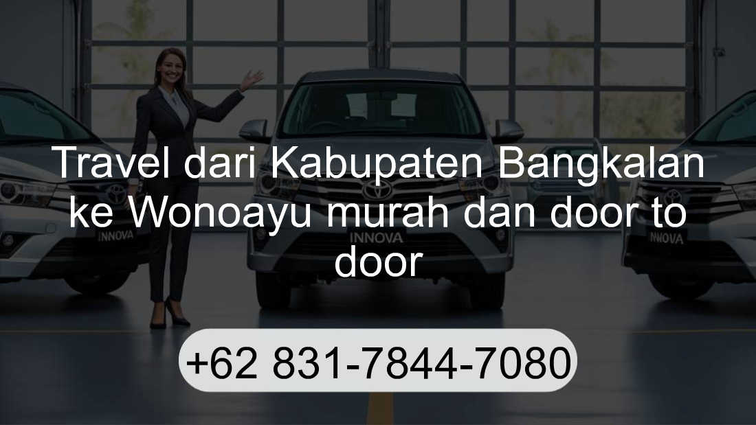 Travel Kabupaten Bangkalan Wonoayu