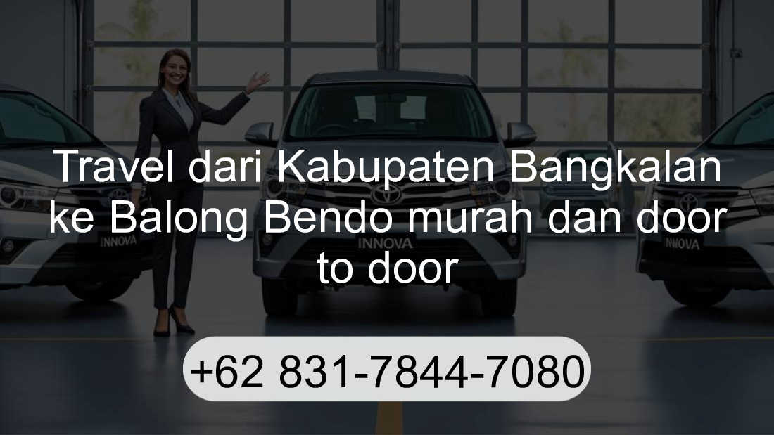 Travel Kabupaten Bangkalan Balong Bendo