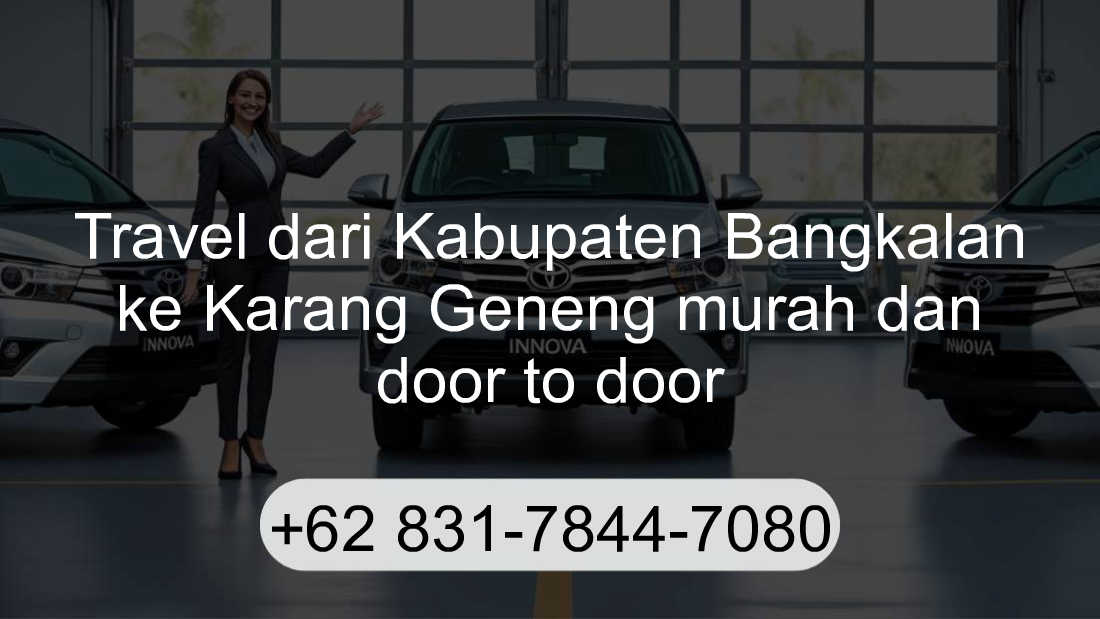 Travel Kabupaten Bangkalan Karang Geneng