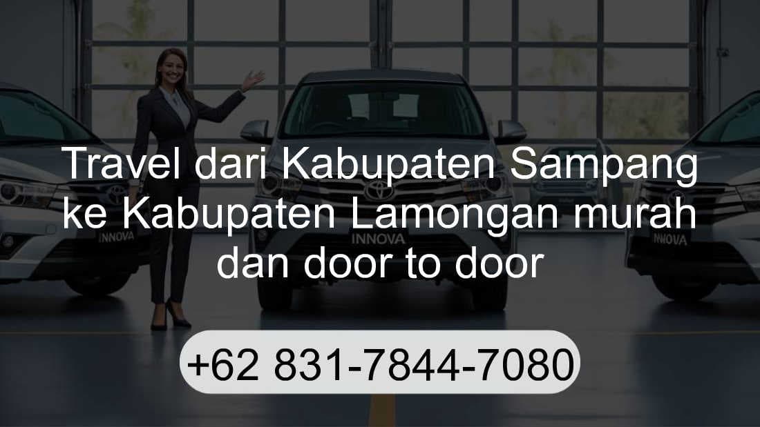 Travel Kabupaten Sampang Kabupaten Lamongan