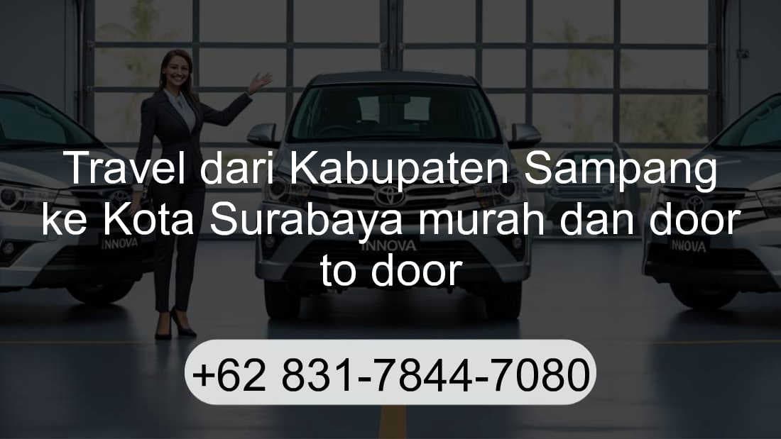Travel Kabupaten Sampang Kota Surabaya