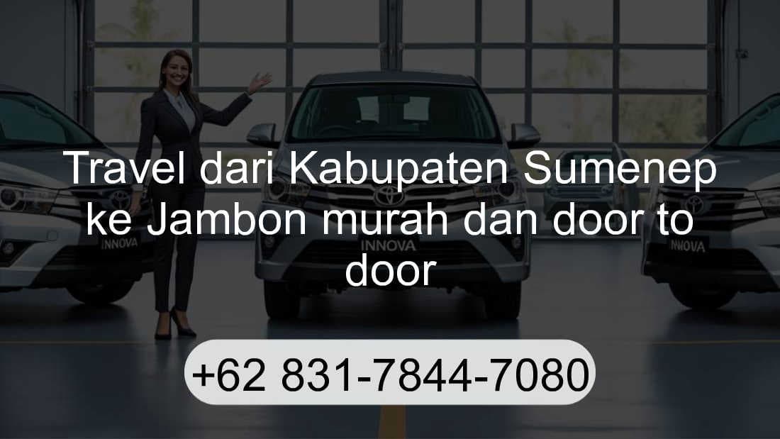 Travel Kabupaten Sumenep Jambon