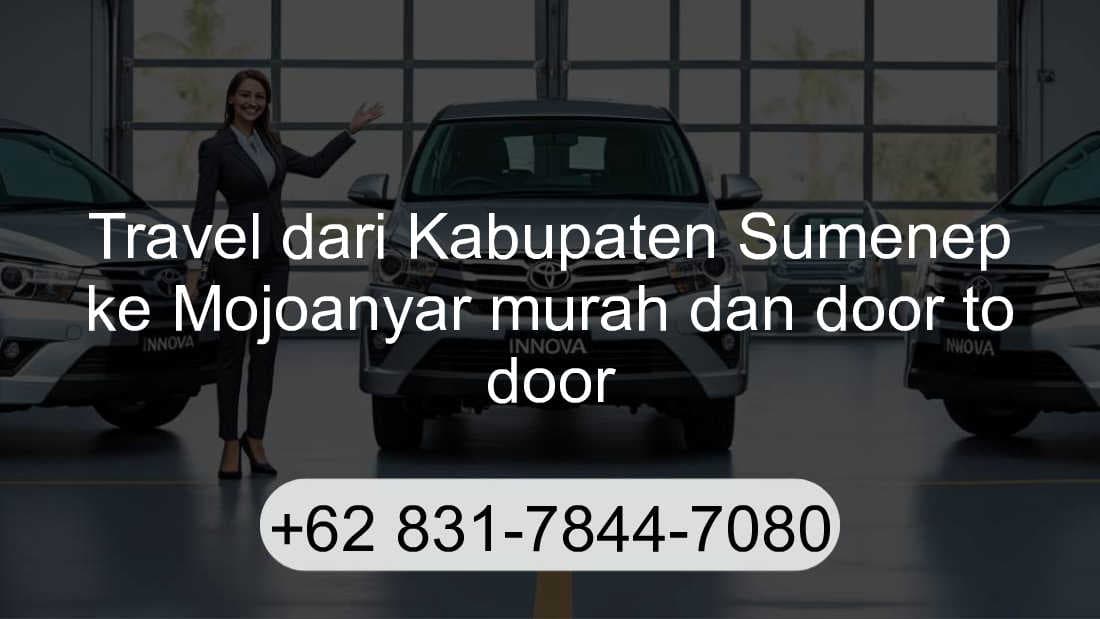 Travel Kabupaten Sumenep Mojoanyar