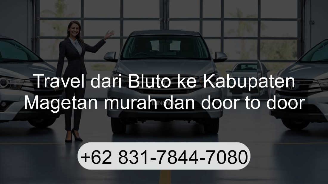 Travel Bluto Kabupaten Magetan
