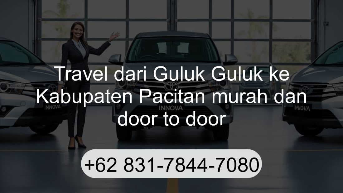 Travel Guluk Guluk Kabupaten Pacitan