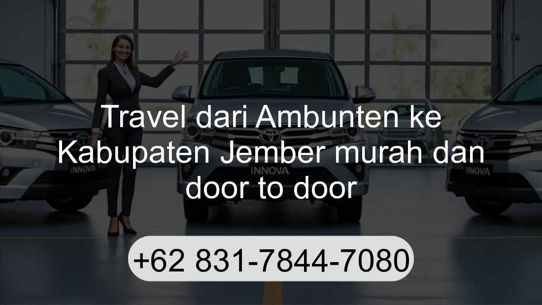 Travel Ambunten Kabupaten Jember