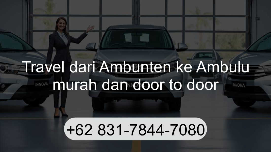 Travel Ambunten Ambulu