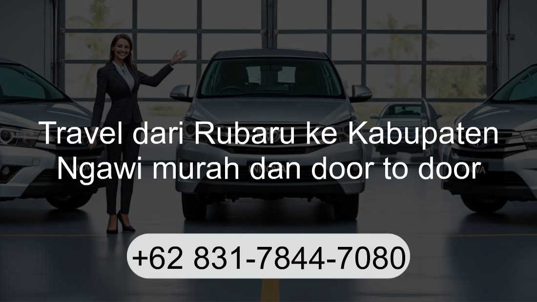 Travel Rubaru Kabupaten Ngawi