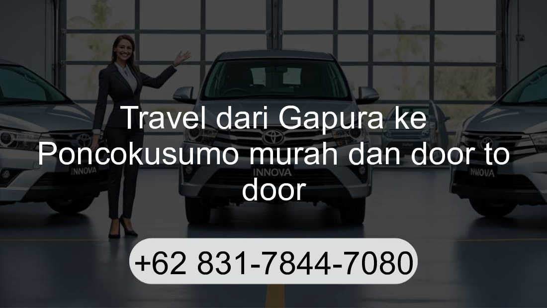 Travel Gapura Poncokusumo
