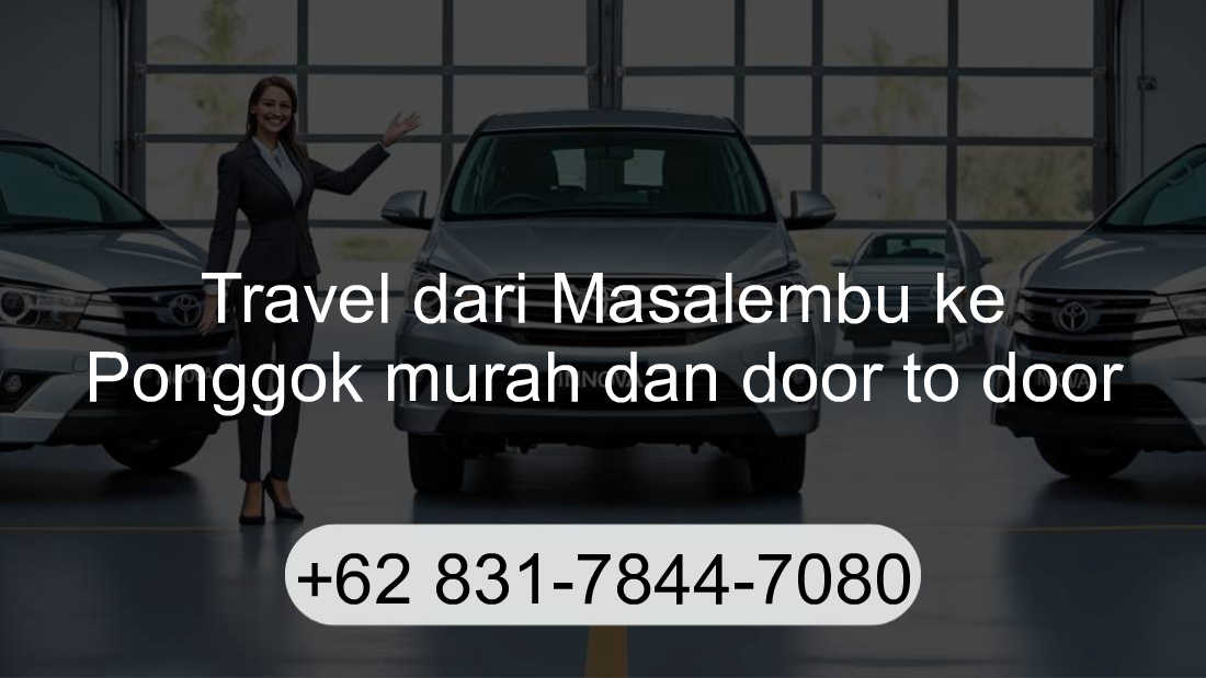 Travel Masalembu Ponggok