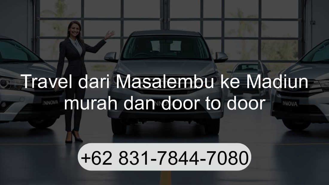 Travel Masalembu Madiun