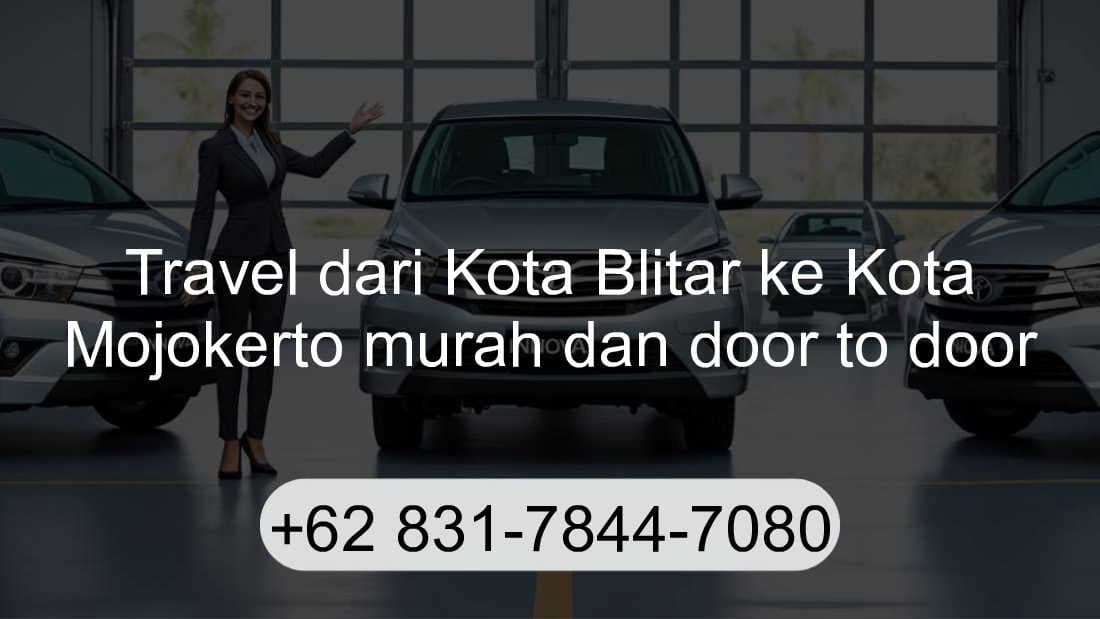 Travel Kota Blitar Kota Mojokerto