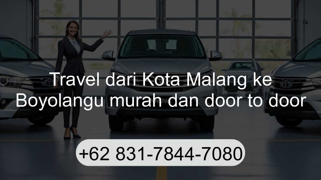 Travel Kota Malang Boyolangu