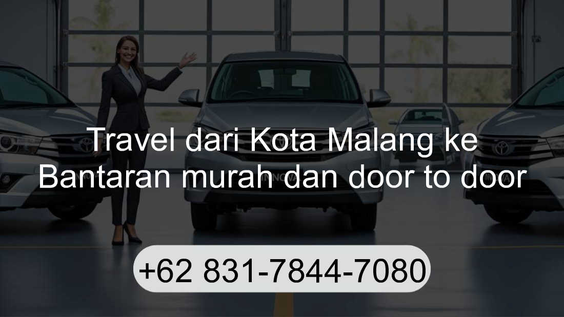 Travel Kota Malang Bantaran