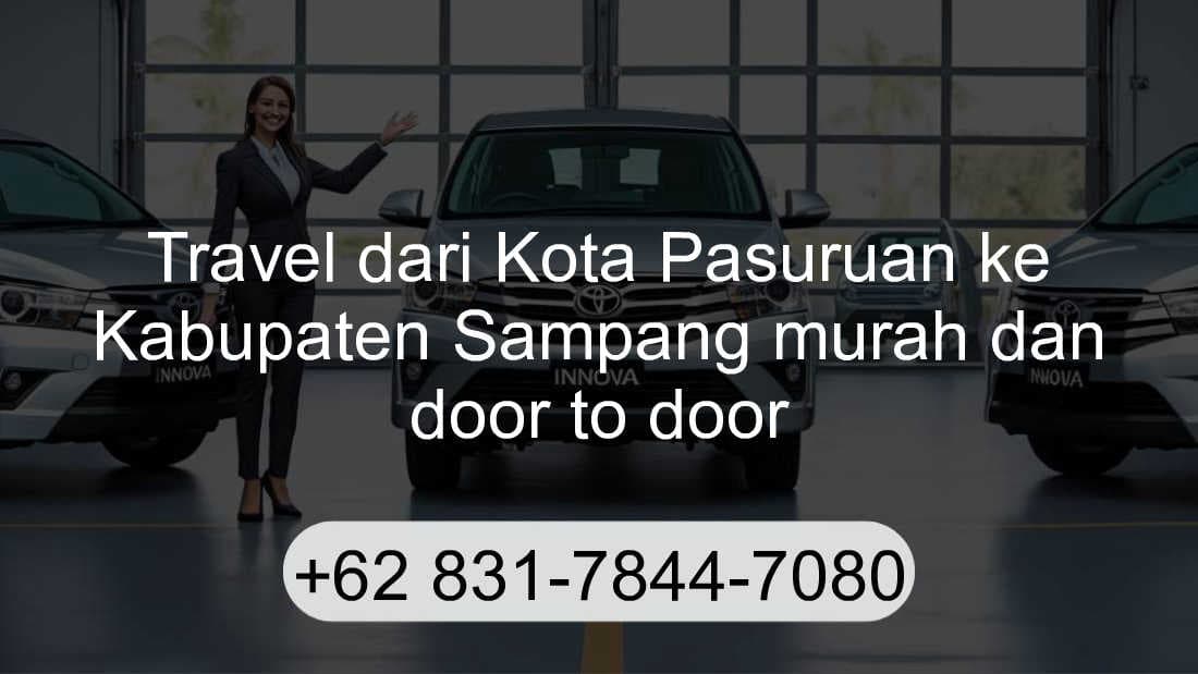 Travel Kota Pasuruan Kabupaten Sampang
