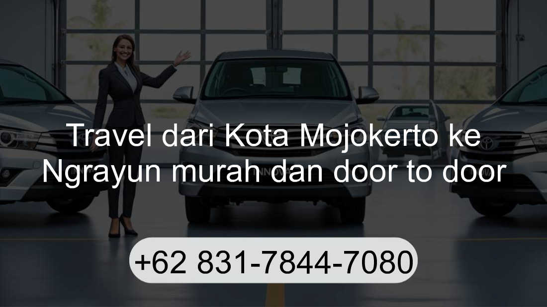 Travel Kota Mojokerto Ngrayun