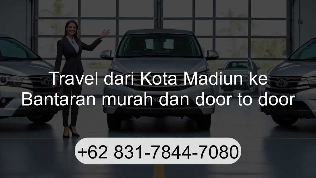 Travel Kota Madiun Bantaran
