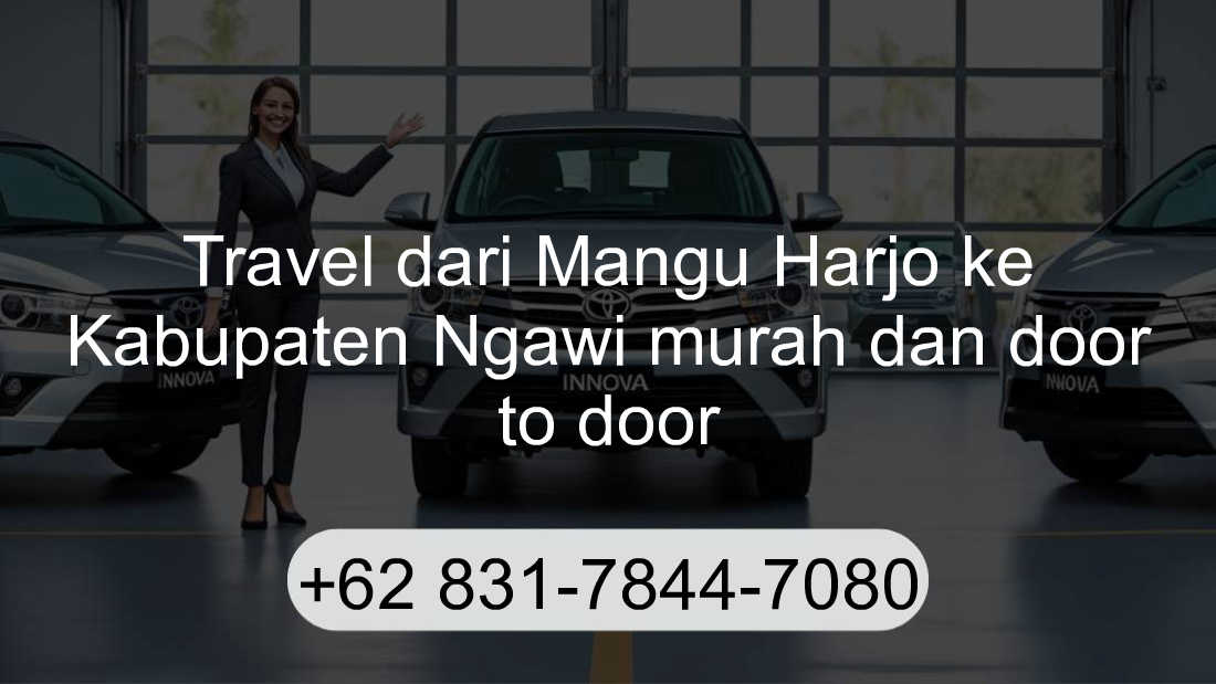 Travel Mangu Harjo Kabupaten Ngawi